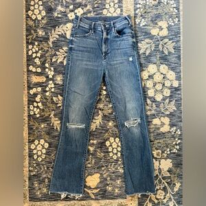 MOTHER The Hustler Ankle Fray Jean